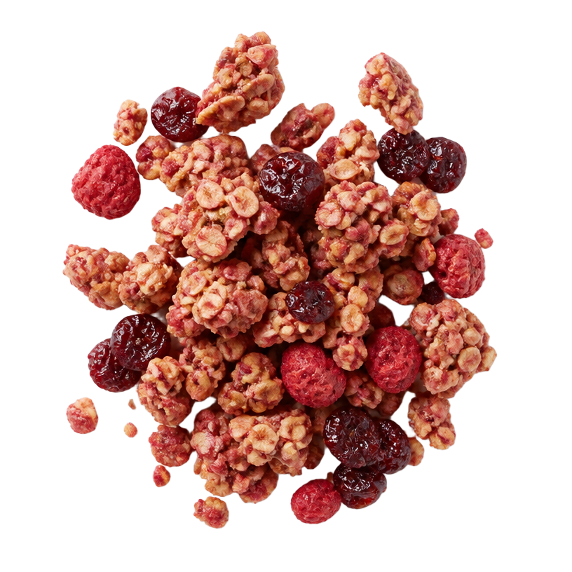 Granola fruits rouges